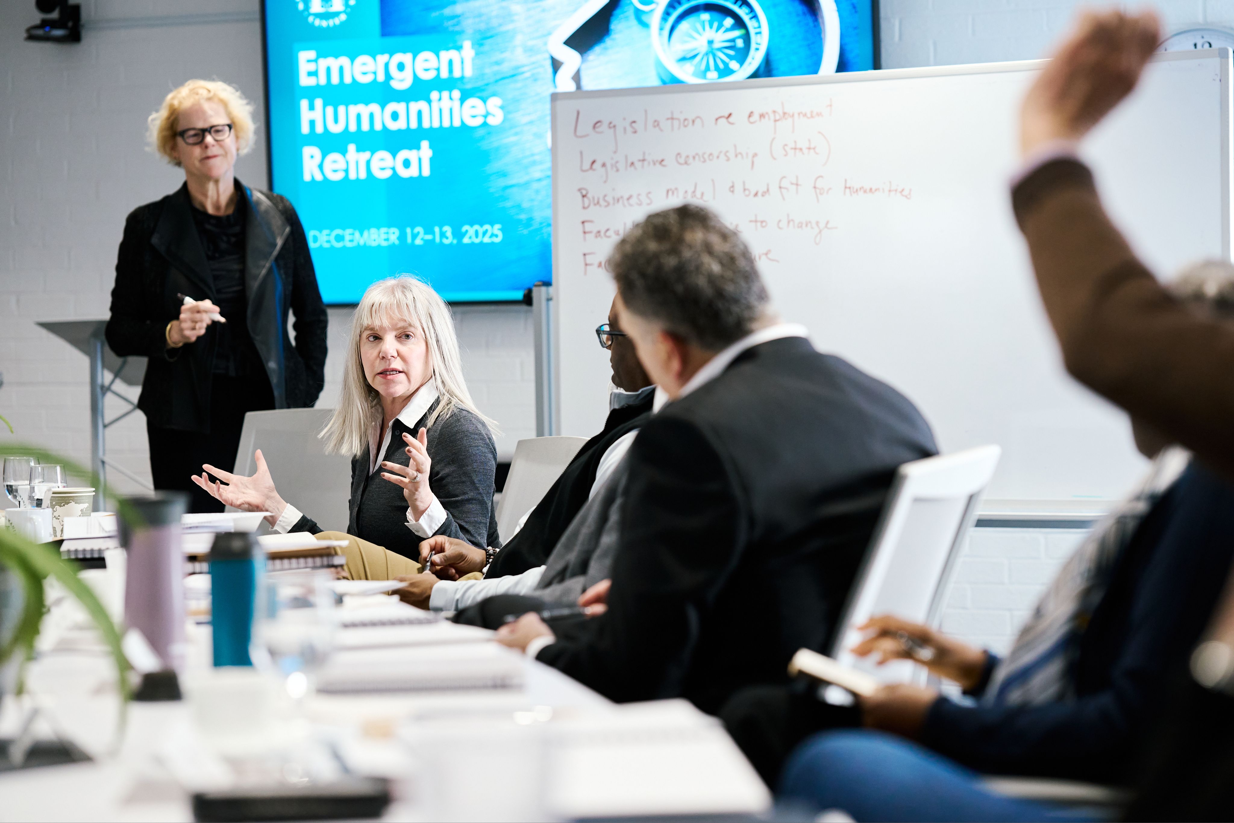 University and humanities leaders discuss problems and solutions for humanities and university-related issues