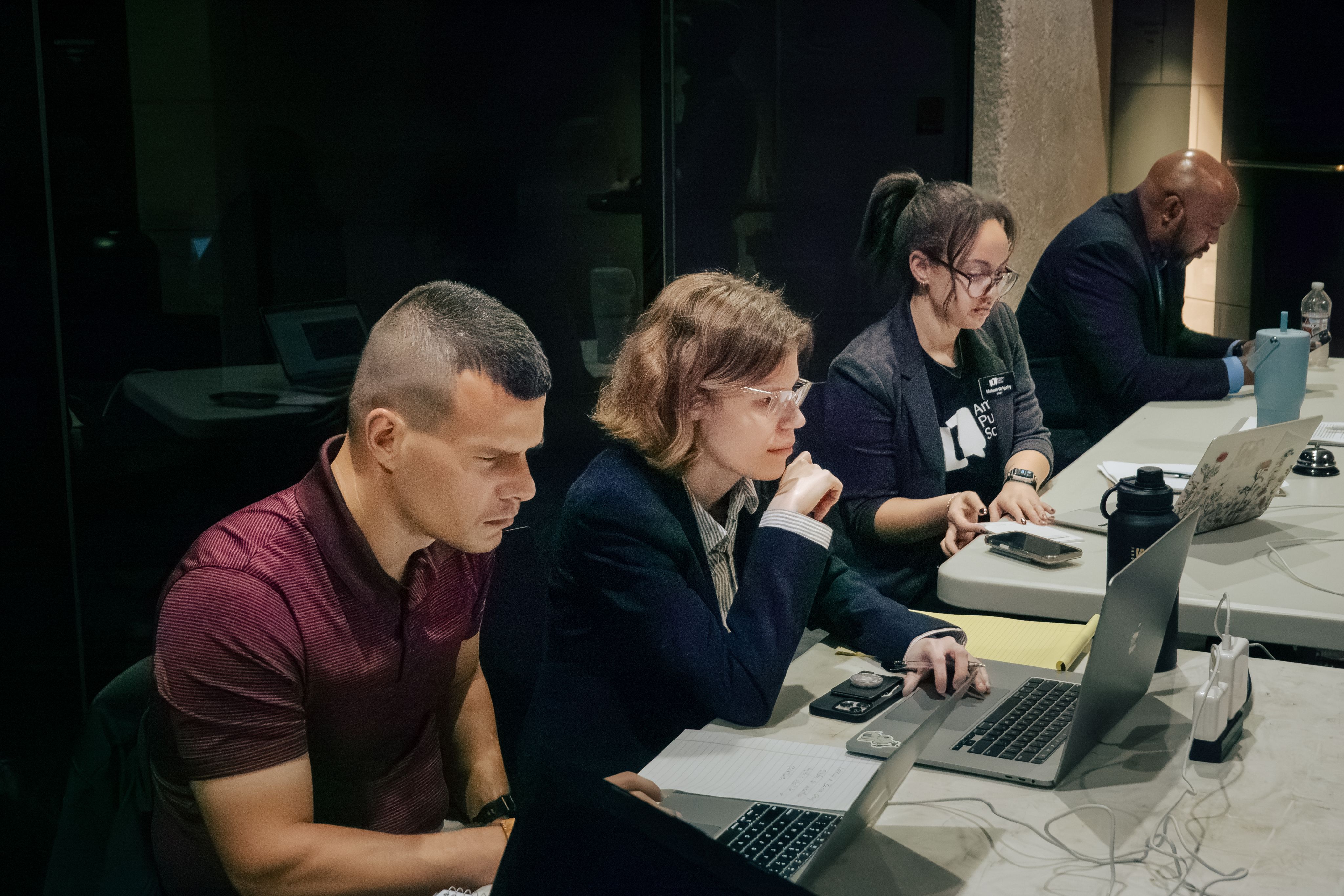 Media team works hard to keep online attendees engaged