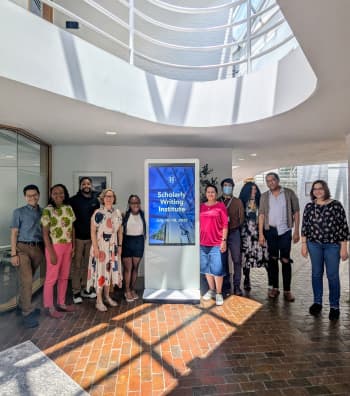 Group photo of Inaugural Scholarly Writing Institute participants